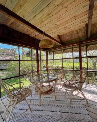 Balcony/terrace, Muhu Tonise Talu in Padaste