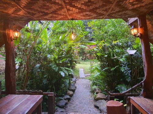 Garden, Khao Sok Silver Cliff Resort in Phanom