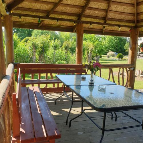 花园, Brivdienu maja Amatnieki in 库尔迪加