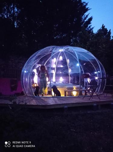 Evasion en bulle gîte à louer Boussac