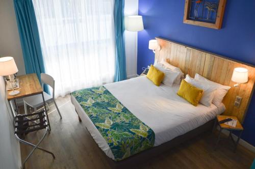 1 double bed