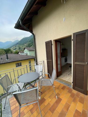 Balcony/terrace, Residence Gaggiole, apartment 3 in Gordola