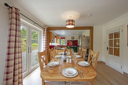 A szálláshely kívülről, Branter Lodge in Strachur