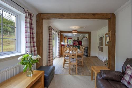 A szálláshely kívülről, Branter Lodge in Strachur