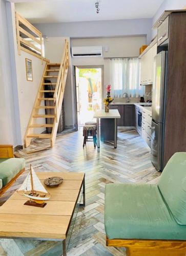 Neriides, Seaside renovated apartment with terrace near airport, Artemida (photo 6)