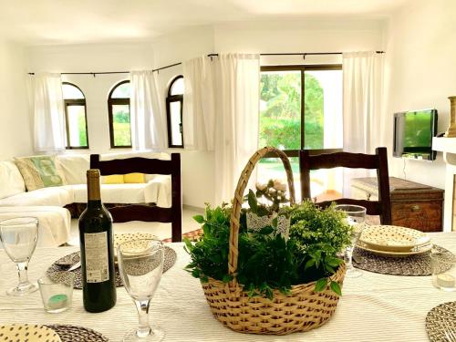 ระเบียง/ชานเรือน, Charming House in Carvoeiro + Pool in วาเล เด เซนเตียเนส