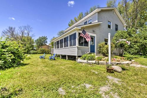 Waterfront Alburgh Getaway with Private Beach!