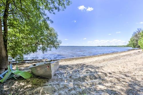 Waterfront Alburgh Getaway with Private Beach!