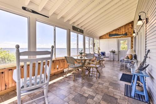 Waterfront Alburgh Getaway with Private Beach!