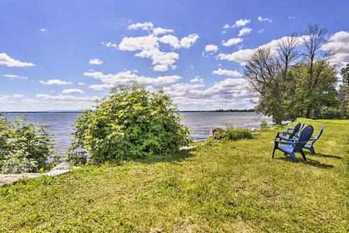 Waterfront Alburgh Getaway with Private Beach!