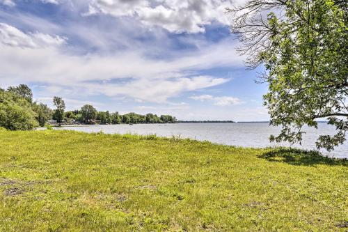 Waterfront Alburgh Getaway with Private Beach!