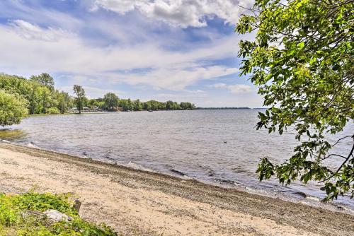 Waterfront Alburgh Getaway with Private Beach!