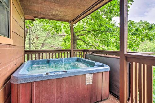 Central Sevierville Cabin with Hot Tub and Views! in Sevierville, USA