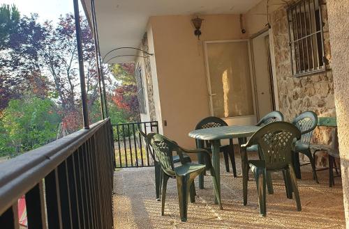 Erkély/terasz, Casa con Encanto Mitos in Sotosalbos