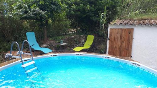 Cocon en pleine nature avec piscine privative gîte à louer Aujargues