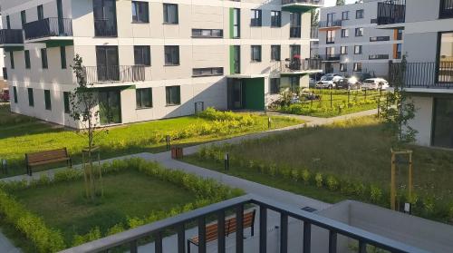 Балкон, Apartament Zielone Zamienie in Лешноволя