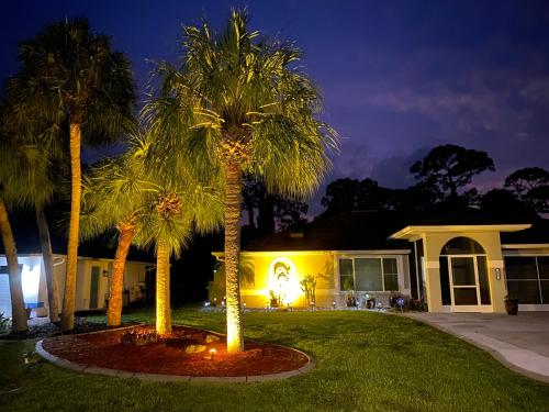 Entrance, Centrally-Located Charming Home With A Heated Pool in North Port