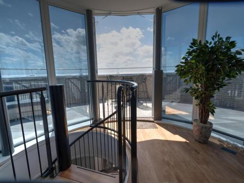 Balkons/terase, Apartment in Scherpenisse by Oosterschelde in Tholena