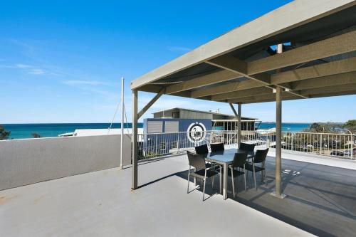 Beachfront penthouse