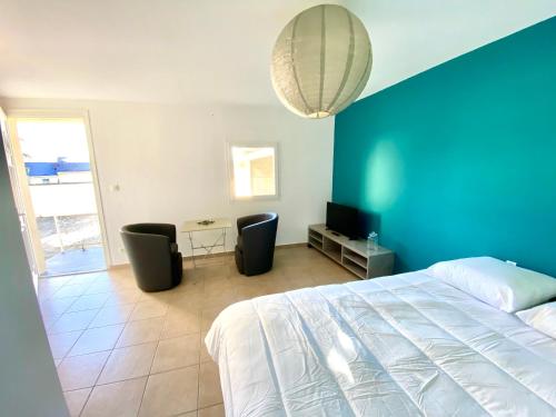 1 double bed