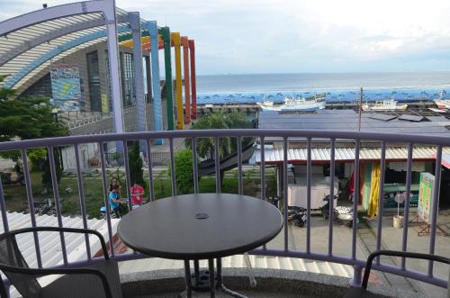 Balcony/terrace, 綠蠵龜潛水住宿 in Liuqiu