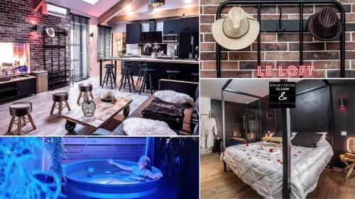 Appart Hotel GLAM88 Suites avec SPA et Sauna Privatif