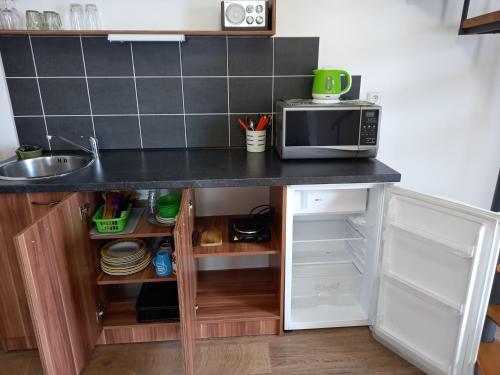 Konyha, Apartmán U Jakuba (Apartman U Jakuba) in Dvur Kralove Nad Labem