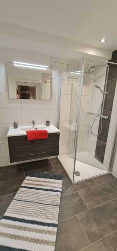 Ванна кімната, Nordseeresidenz Wingst - Fewo cc in Вінгст