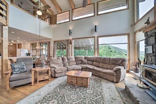 Vibrant Bryson City Home with Mtn Views and Deck! in Bryson City, USA