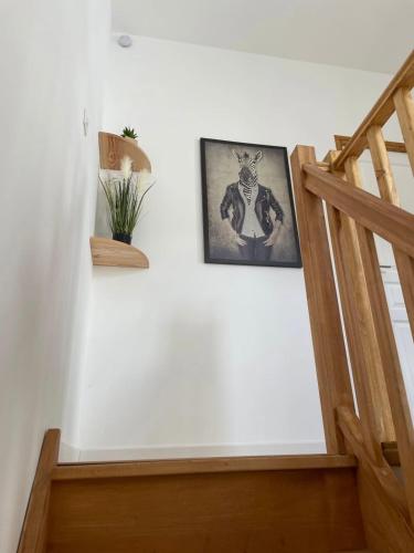 D2 CHARMANT duplex proche de la mer, avec jardin in 安古維爾