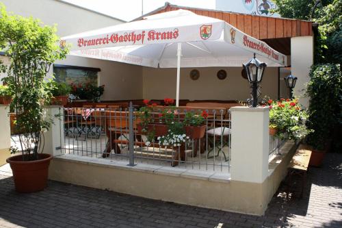 Balcony/terrace, Brauerei Gasthof Kraus in Hirschaid