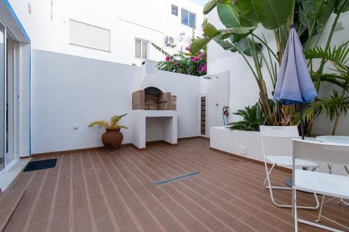 Garden, Guadiana River Apartment in Vila Real de Santo Antonio