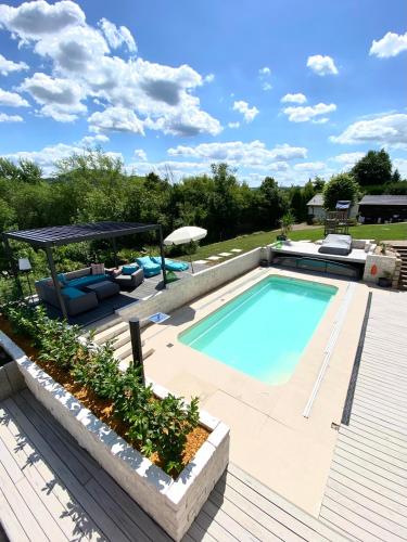 Gemütliche Ferienwohnung mit Pool bei Jena in Kahla, Deutschland