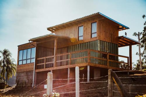 Casa Container - Pousada Container da Montanha VERDE Banheira