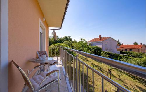 Balkons/terase, Cozy Apartment In Viskovo With Wifi in Marcelji