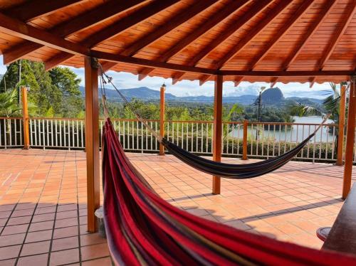 Balcony/terrace, Finca-hotel Montecarlo Guatape by Hope in Guatape
