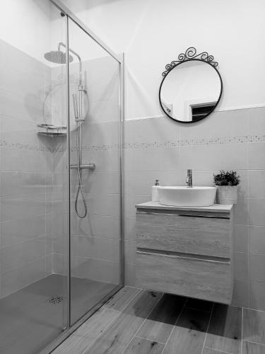 Fürdőszoba, B&B Il Ghiro in Riolunato