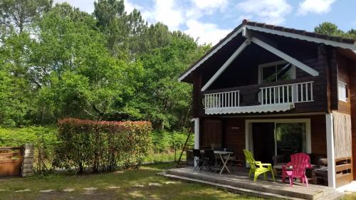 Chalet sur bassin d'Arcachon dans PRL 4* gîte à louer Gironde