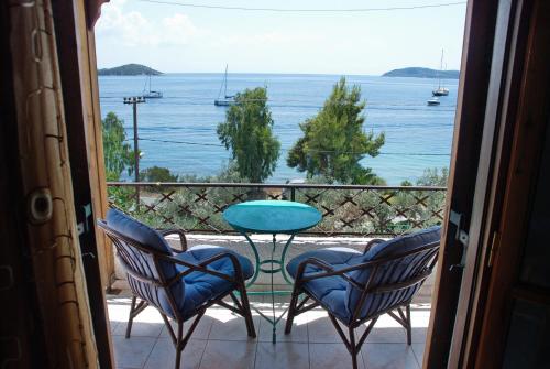 Balcony/terrace, Azalea in Skiathos Island