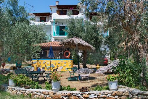 Entrance, Azalea in Skiathos Island