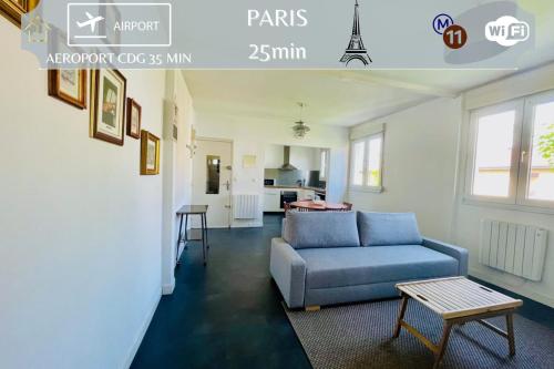 Appart'Hôtel l'Express - 25min de Paris - Location saisonnière - Romainville