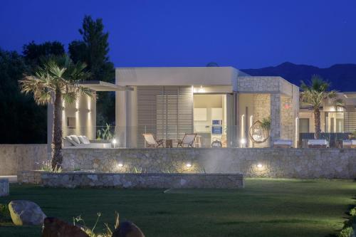 Exterior view, Artemis Villa, Beachfront Retreat with Heated Pool, By ThinkVilla in Voukolies