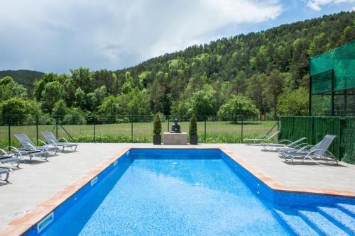 Úszómedence, Mas La Riera in Campdevánol