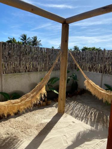 Casa Teçá - Vila com piscina na praia de Guriú