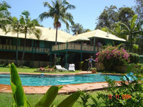 Bazen, Riviera Bed and Breakfast in Springbrook