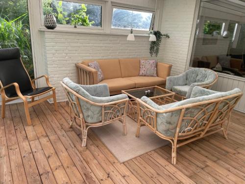 Balcony/terrace, Feriehus-Gammel Byvej, Vrensted in Lokken