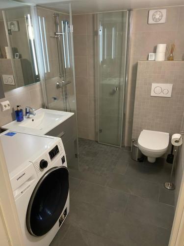 Bathroom, Modern appartment in classic house, close to beach and city center in Lund