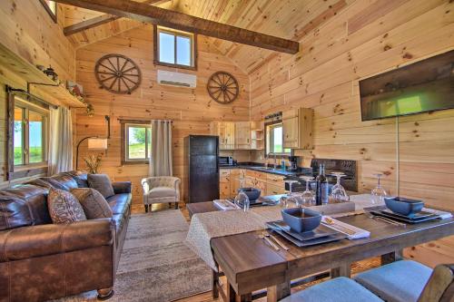 . Cabin on 35-Acre Farm in Blanchardville with Trails!