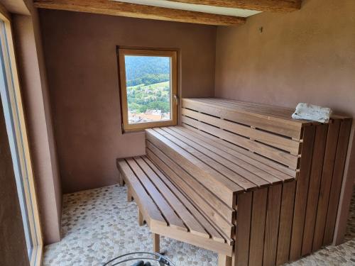 Szauna, Haus am Berg mit Wellnessbereich, Bar und Panorama in Buhlertal