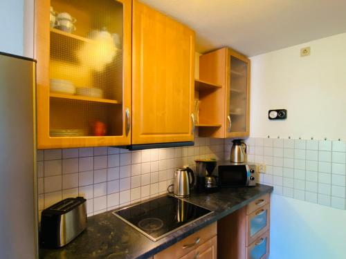 bucătărie, Quartier48 - 2 Stadtapartments oder das ganze Haus bis 9 Personen in Suhl